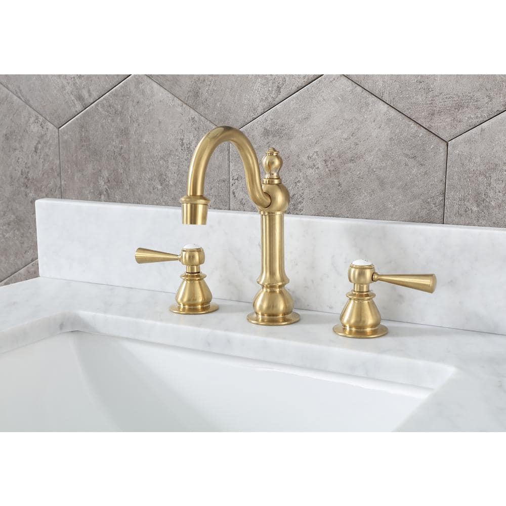 Madison Monarch Blue Single Bathroom Vanity with Marble Top