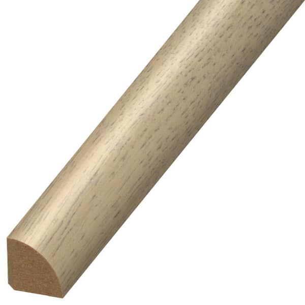 DuraDecor Liz Marie's Modern Maven Greige Retreat 0.75 in. T x 0.75 in. W x 94 in. L Quarter Round Molding