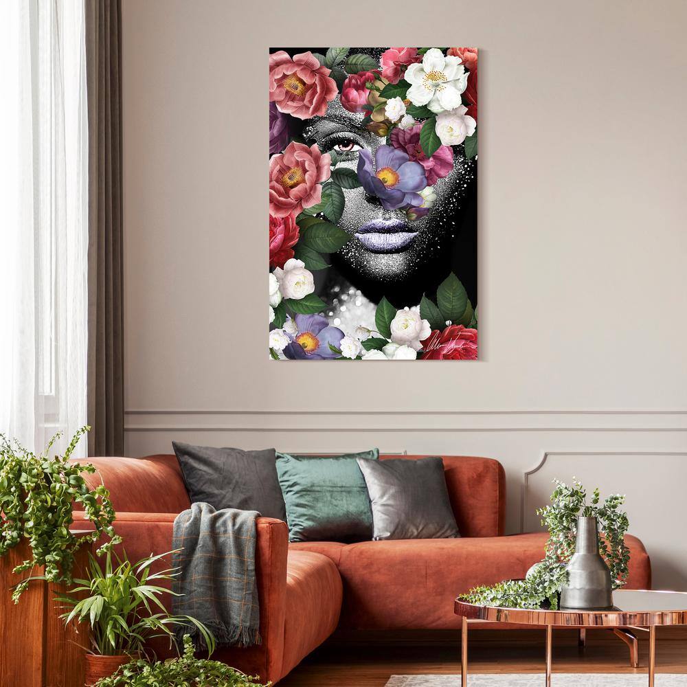 Earth Goddess Multi-Color Tempered Glass Panel Art Print Set