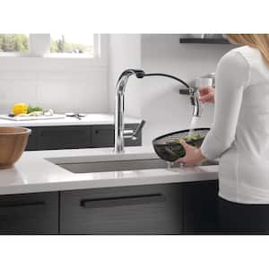 Keele Single-Handle Pull-Down Sprayer Kitchen Faucet in Chrome