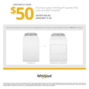 Whirlpool 3.1 cu. ft. High-Efficiency White Front Load Commercial Washing  Machine CHW9160GW - The Home Depot