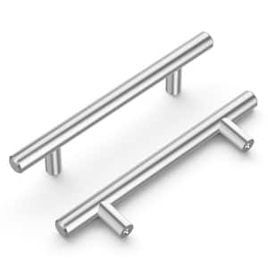 Bar Pulls Collection Pull 3-3/4 in. (96mm) Center to Center Chrome Finish Modern Zinc Bar Pull (10 -Pack )