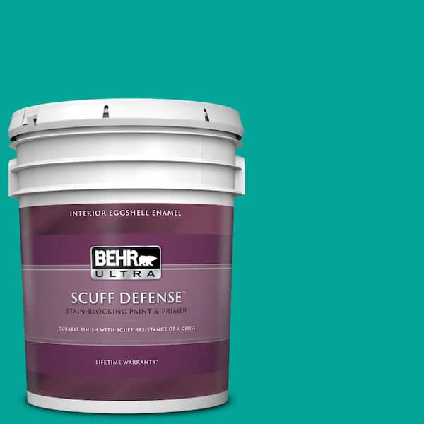 BEHR ULTRA 5 gal. Home Decorators Collection #HDC-MD-22 Tropical Sea Extra Durable Eggshell Enamel Interior Paint & Primer