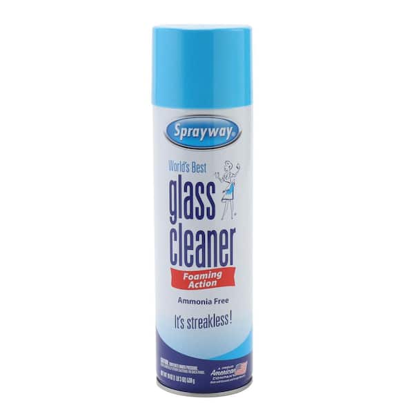  Sprayway Glass Cleaner Aerosol Spray, 19 Oz, Pack of 2