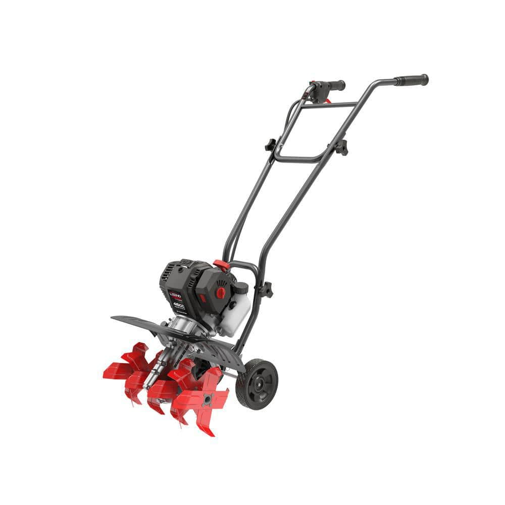 4QL® 46 cc 4-Cycle Gas Powered Tiller Cultivator, 15-Inch Tilling