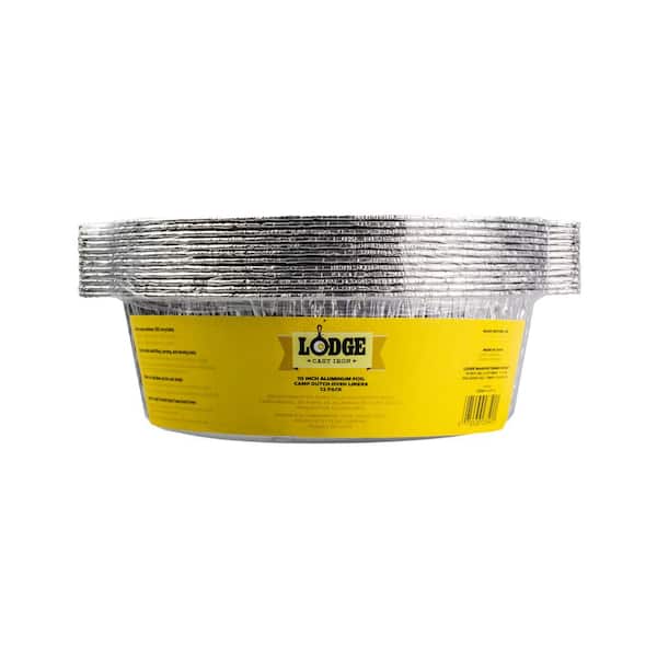 10 in. Aluminum Foil Camp Dutch Oven Liners (12-Pack)
