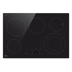 30 in. 5 Elements Radiant Electric Cooktop in Black with UltraHeat 3.0kW Element in Black