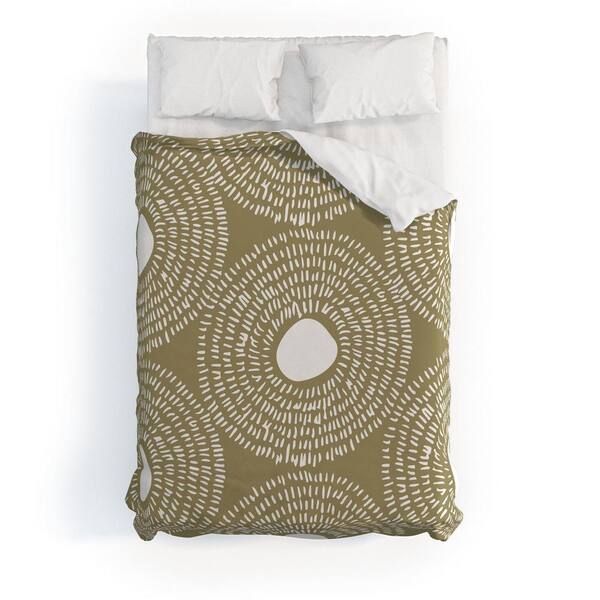 DenyDesigns. 100% Cotton Green Camilla Foss Circles in Olive II 