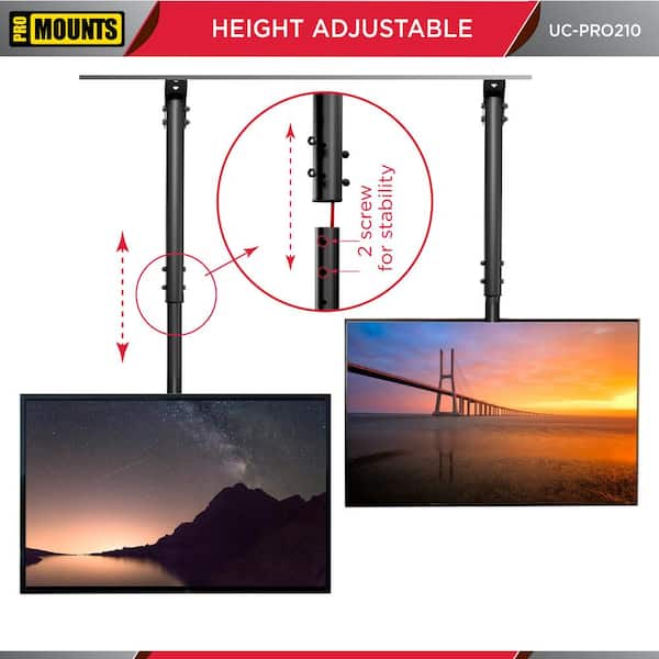 Apex by Promounts Medium TV Ceiling Mount for 24-55 in. Apex by Promounts Medium TV Ceiling Mount for 24-55 in.