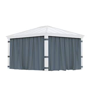 Curtain Set for Dallas 12 ft. x 14 ft. Outdoor Gazebo