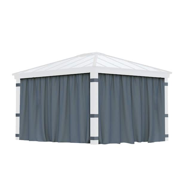 CANOPIA by PALRAM Curtain Set for Dallas 12 ft. x 14 ft. Outdoor Gazebo