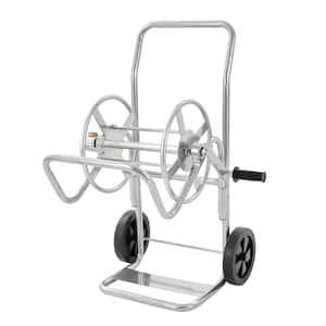 XtremepowerUS 300 ft. Outdoor Yard Water Hose Reel Cart with Steel