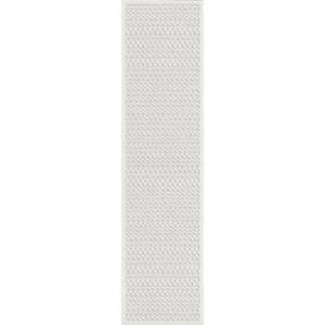Quail Hollow Off-White 2 ft. x 8 ft. Indoor/Outdoor Runner Rug