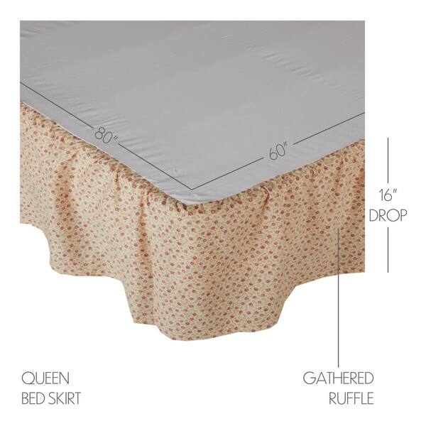 Annie Buffalo Portabella Check Queen Bed Skirt 60x80x16