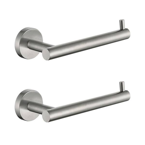 Toilet Paper Roll Holder Toilet Paper Holder Tissue Roll Hanger With Shelf SUS304 Stainless Steel Matte Black Bathroom Lavatory Hardware Wall Mount Adhesive Toilet Paper Holder Wall Mount