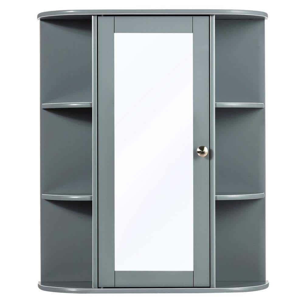 Reviews for ANGELES HOME 23.5 in. W x 6.5 in. D x 28 in. H Gray MDF