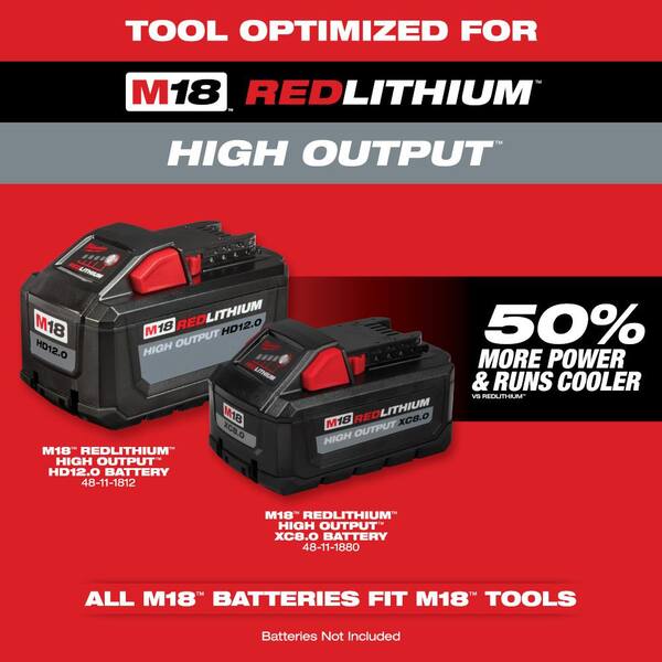 MILWAUKEE'S 48-11-1880 M18 REDLITHIUM HIGH OUTPUT 18v 8.0 Ah Lithium-Ion Ba - 3