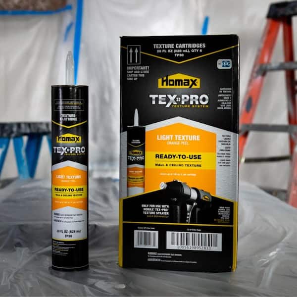 HOMAX Brand Orange Peel Dry Wall Texture Spray Can Tutorial Demonstration [ HOMAX Wall Texture] 