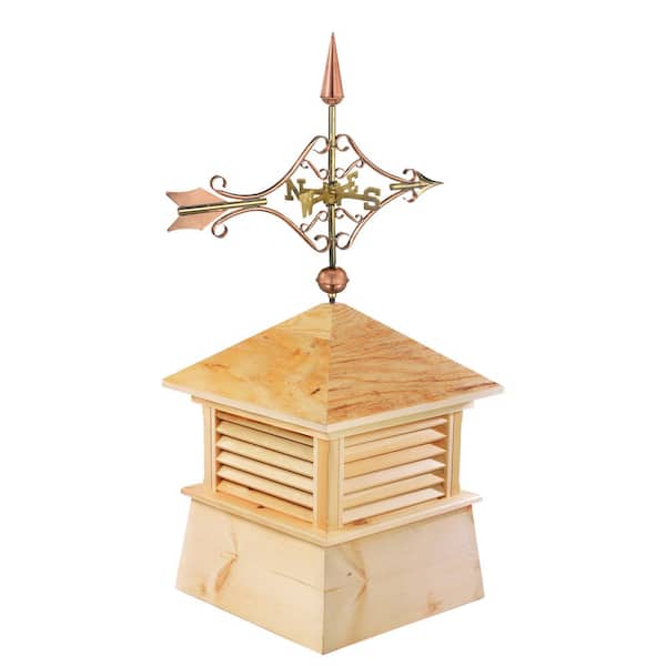 Good Directions Kent 28 in. x 21 in. x 44 in. Wood Cupola with Cottage Victorian Arrow