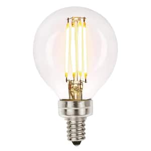 60W Equivalent Soft White G16-1/2 Dimmable Filament LED Light Bulb