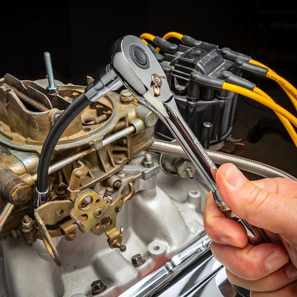 Husky - 1/4 in., 3/8 in., 1/2 in. Drive Accessory Set (19-Piece)