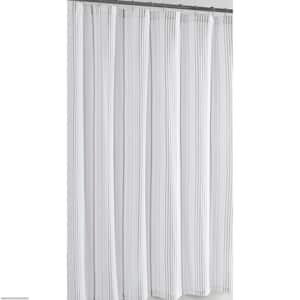 72 in. x 72 in. Warm Hearth Stripe Shower Curtain