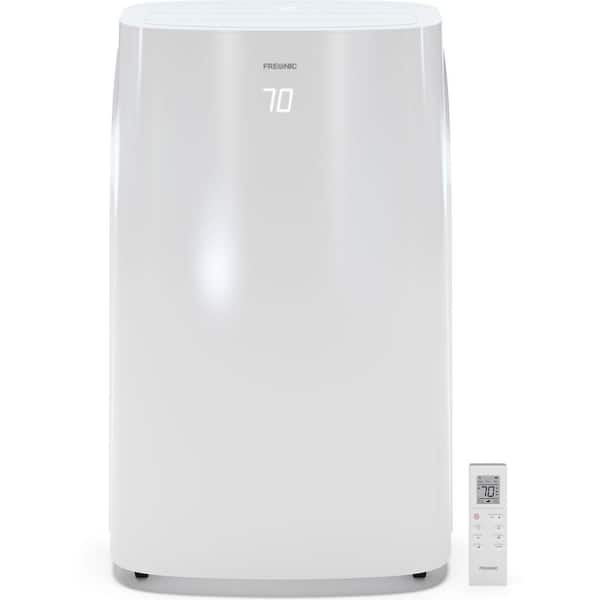 FREONIC 10,800 BTU Portable Air Conditioner Cools 450 Sq. Ft. with Dehumidifier in White