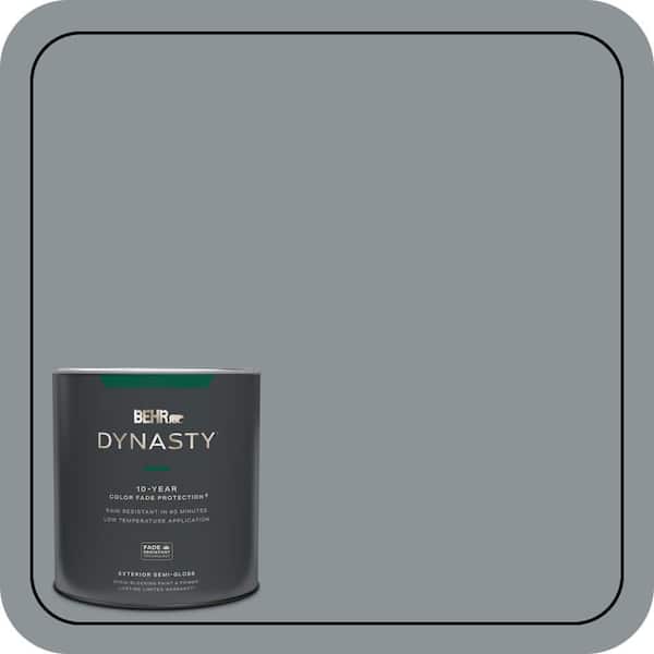 BEHR DYNASTY 1 qt. Home Decorators Collection #HDC-NT-27 Millennium Silver Semi-Gloss Enamel Exterior Stain-Blocking Paint & Primer