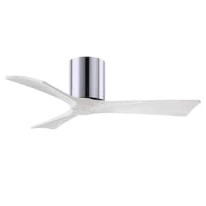 Irene-3H 42 in. Indoor/Outdoor Polished Chrome Ceiling Fan