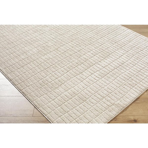 LivablissX Our PNW Home Cascade Light Brown Global 9 ft. x 12 ft. Indoor Area Rug