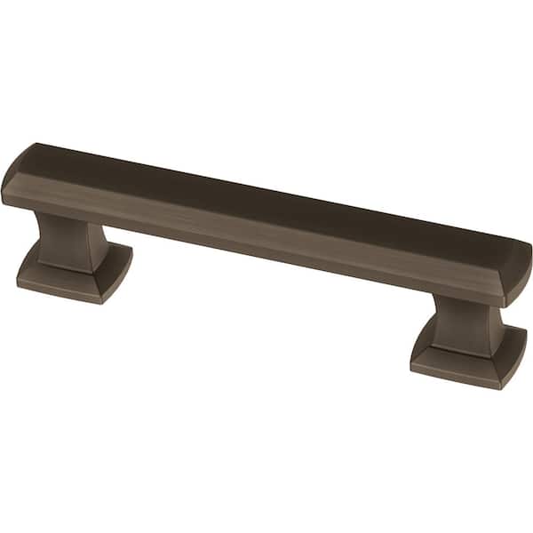Liberty Chamfered Slim Bar 3 in. (76 mm) Classic Matte Bronze Cabinet Drawer Bar Pull