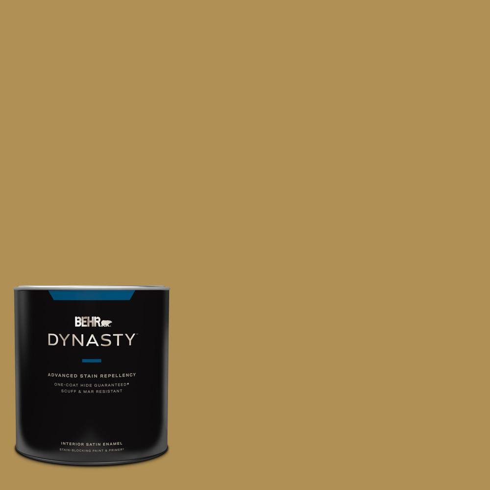 BEHR DYNASTY 1 qt. 350D6 Bronze Green Satin Enamel Interior Stain