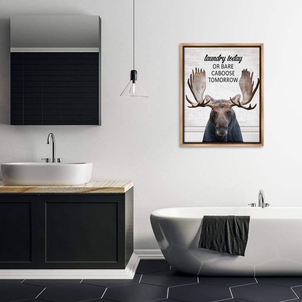 Laundry Bare Caboose Tomorrow by Lettered and Lined Brown Floater Frame Typograph Graphic Art Print 31 in. x 25 in. price history on PriceWatchPro