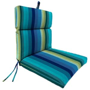 44 in. L x 22 in. W x 4 in. T Outdoor Chair Cushion in Islip Teal