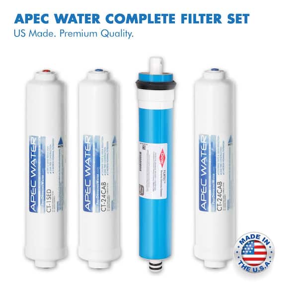 Ultimate Electric Pumped Undersink Reverse Osmosis Water Filtration System  50 GPD for Low Pressure Home 0-30 psi 120V US