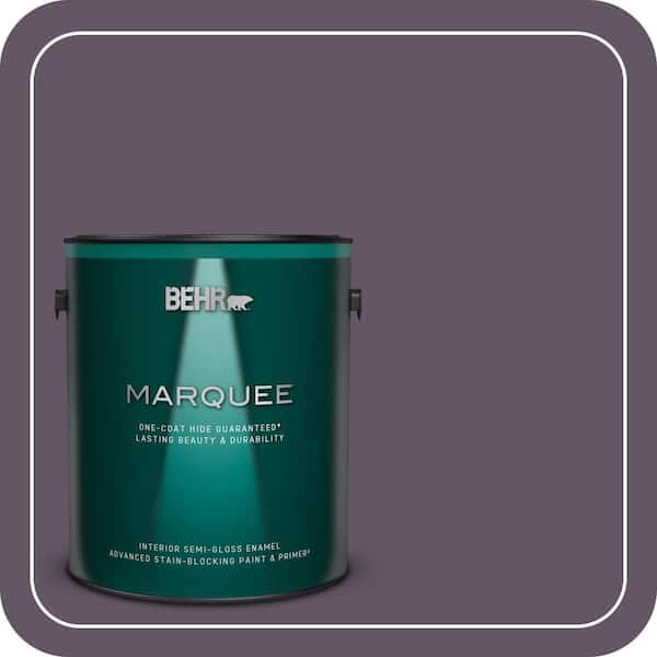 BEHR MARQUEE 1 gal. Home Decorators Collection #HDC-CL-03 Grand Grape Semi-Gloss Enamel Interior Paint & Primer