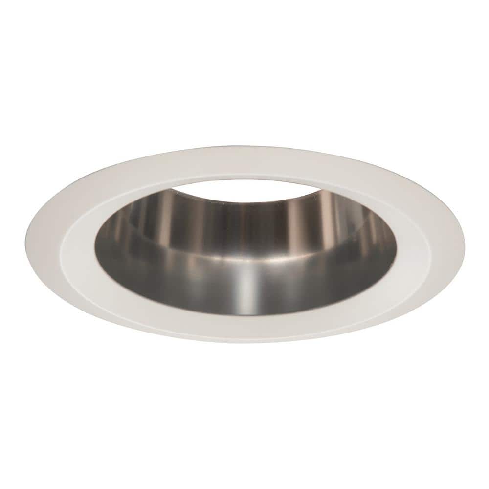 HALO E26 6 in. Series Clear Recessed Ceiling Light Fixture Trim with