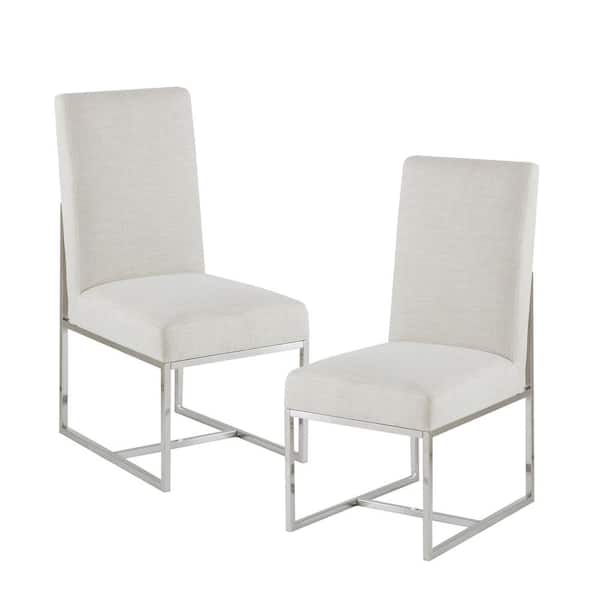 Madison Park Miyu Natural Dining Chair Set of 2