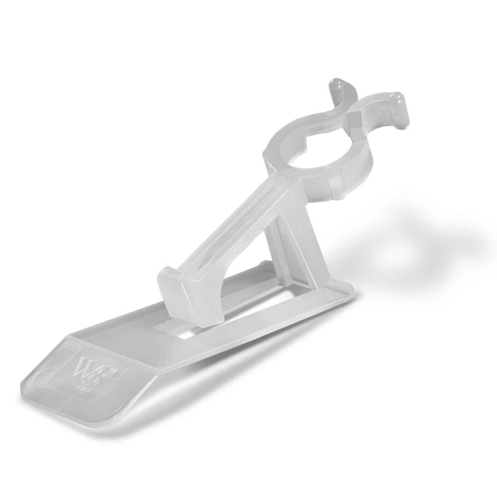 Wintergreen Lighting All-in-One Clear Polypropylene Christmas Light Clips, 100 Pack