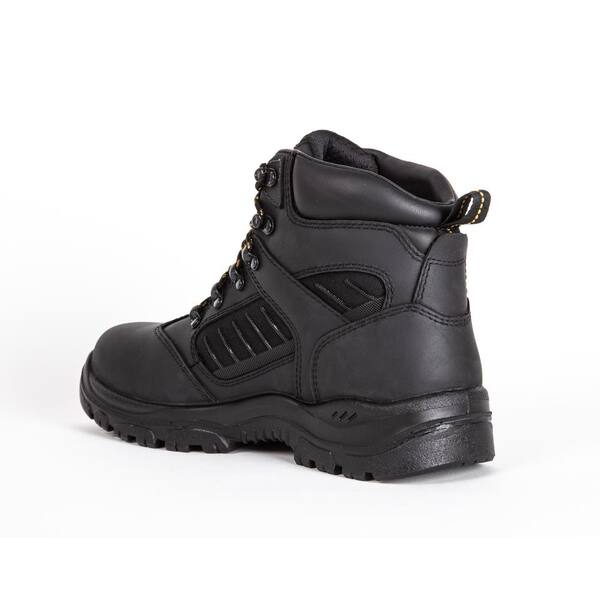 black safety toe boots