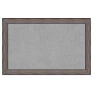 Country Barnwood 45 in. x 29 in. Framed Magnetic Board