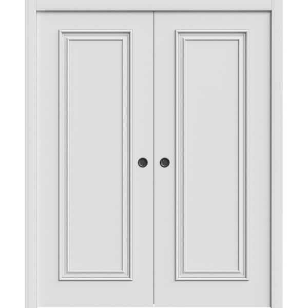7811 36 in. x 84 in. Sold Core White Enamel Color Wood Sliding Door