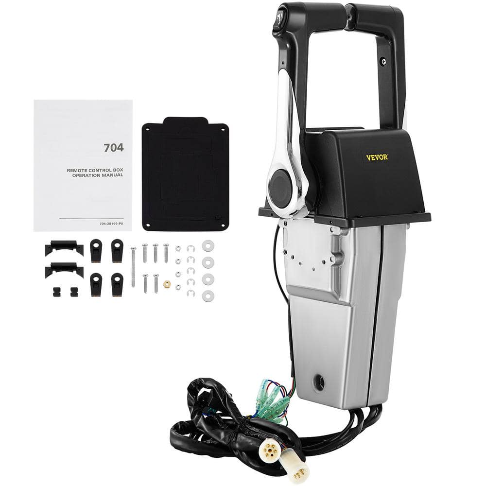 Buy Boat Throttle Remote Control Box Twin Binnacle Outboard Remote Control Box 7044820713 Fit