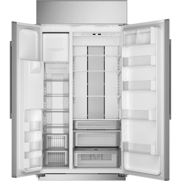 GE 42 in. 24.6 cu. ft. Smart Built-in Side-by-Side