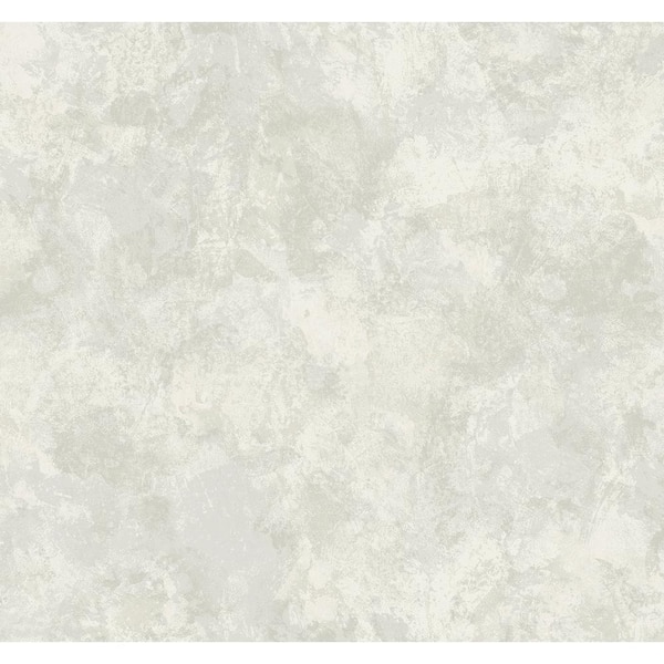 Seabrook Designs 60.75 sq. ft. Metallic Smoke Belmont Faux Plaster ...