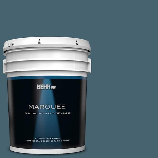 BEHR MARQUEE 5 gal. #BNC-28 Nostalgic Evening Satin Enamel Exterior Paint & Primer