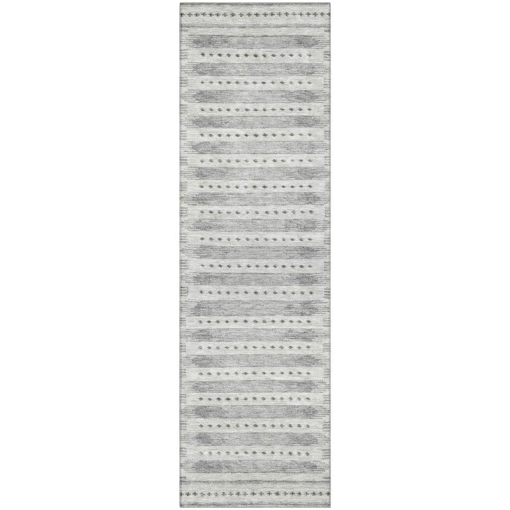 Addison Rugs Mayfield Premium Machine Washable Abstract AMF1917 Gray 2 ...