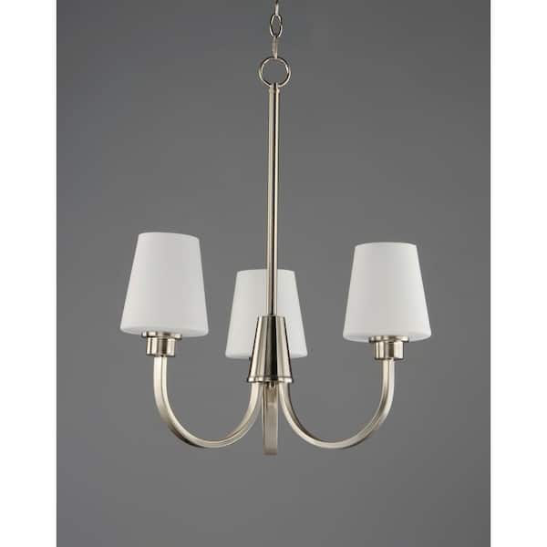 Maxim Lighting Shelter 3-Light Black Chandelier