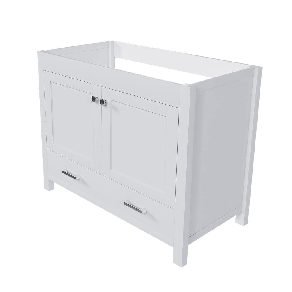 42 in. W x 22 in. D x 33 in. H Bath Vanity Cabinet without Top in White price history on PriceWatchPro