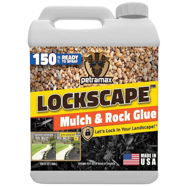 PETRAMAX 1 Gal. Outdoor Mulch and Rock Glue Ready to Use for Landscaping
